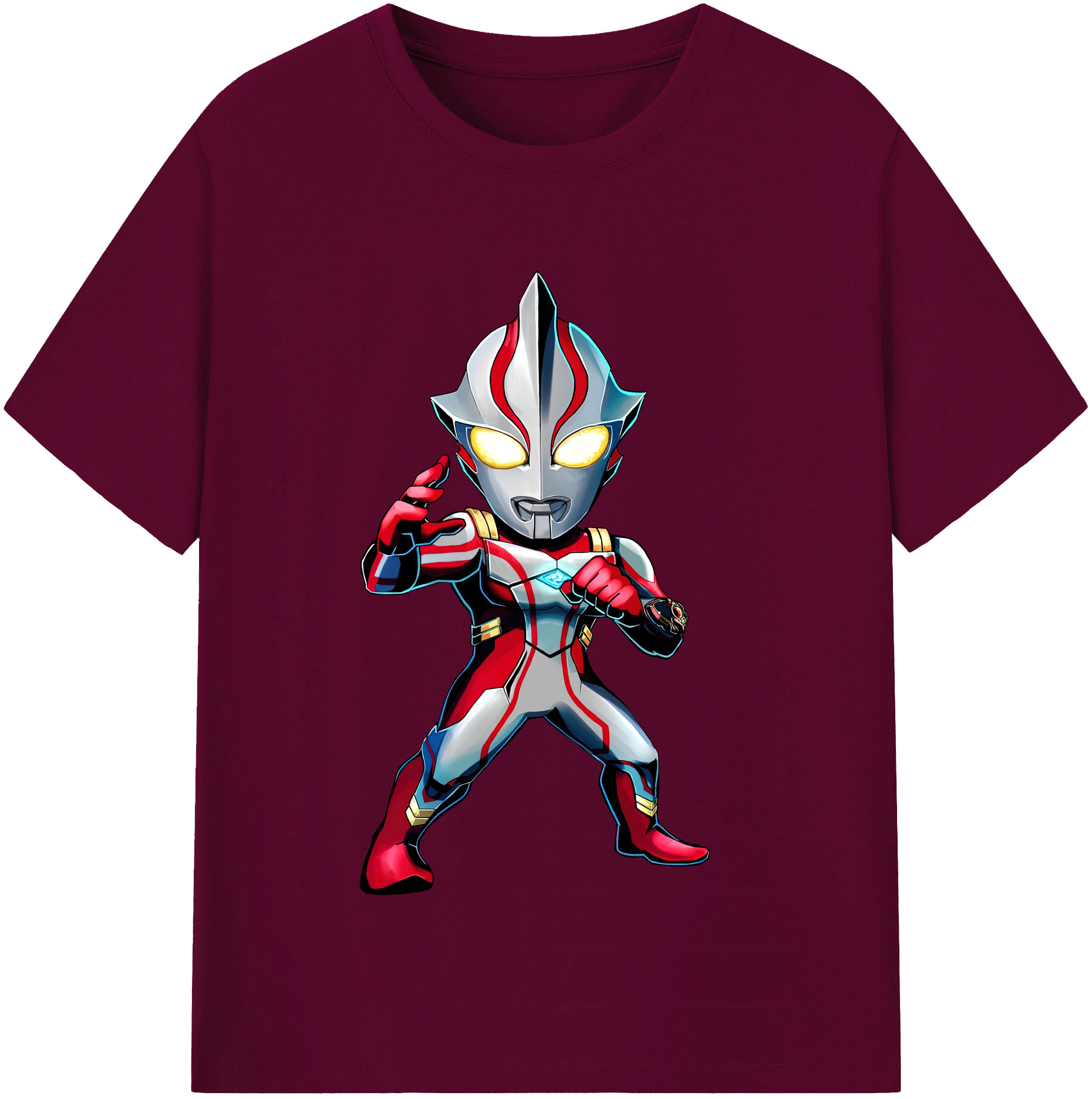 （画像用） ウルトラマン Ultraman レディースカジュアルプリントTシャツ（綿100％）